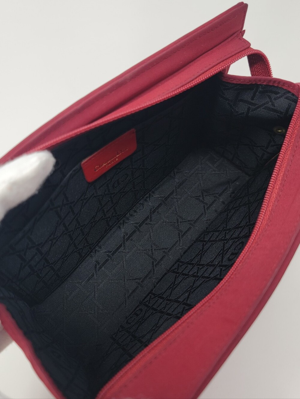 CHRISTIAN DIOR Cannage Nylon Pouch Bag - Picture 5 of 7